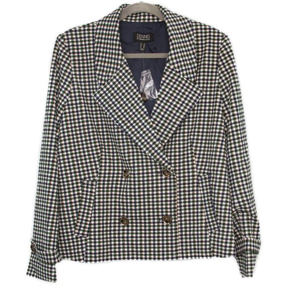 dennis basso Jackets & Blazers - Dennis Basso Double Breasted Jacket Reg 16 C62